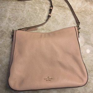 VGUC. Kate Spade Jackson Pink Pebbled Leather Medium Crossbody Bag